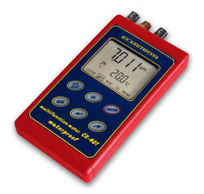 ［CX-401-M(multi)］휴대형 다항목 수질측정기, pH/온도/ORP/전도도/염도/DO 측정가능, 데이터 저장 4,000ea